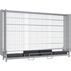 10er Bauzaun Komplett-SET - PROFI PLUS - WACHTWERK X® 10er Bauzaun Komplett-SET - PROFI PLUS - WACHTWERK X®