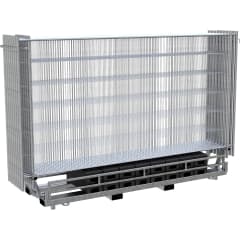 15er Bauzaun Komplett-SET - PROFI PLUS - WACHTWERK X® inkl. Verbindungsschellen 15er Bauzaun Komplett-SET - PROFI PLUS - WACHTWERK X® inkl. Verbindungsschellen