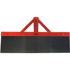 Stoßscharre B&S Basic Pro mit rotem Griff und schwarzer Klinge