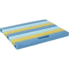 Kniekissen TalenTools aus Schaumstoff in Blau, Hellblau und Gelb mit Griff