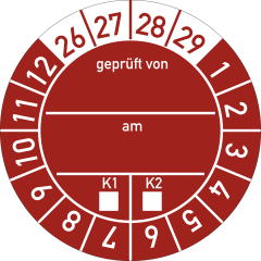 Prüfplaketten - geprüft von ___ am ___ K1/K2-15553-te2ss6-1765188752829