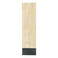 Innenaufsteller Modell LMH Studioline mit Standfuß aus Holz und schwarzem Metallfuß