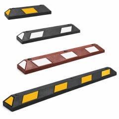 Radstopp Park-AID® Parkplatzbegrenzung in verschiedenen Größen und Farben mit reflektierenden Flächen