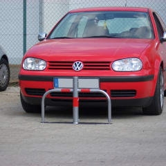 Parkplatzsperre RONDO mit durchgehender Bodenplatte