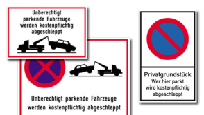 Halteverbotsschilder | Parkverbotsschilder als Kombi