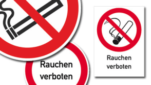 Rauchverbotsschilder