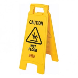 Warnschild „Vorsicht Boden Rutschig Wenn Nass“ – 150x200 Mm, Aus Recyceltem HIPS Oder Selbstklebend, EN ISO 7010 Konform, Für Hotel & Bad