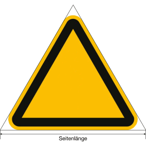 Warnschild 'Warnung Vor Gasflaschen' – Aluminium, 30x30 Cm, Selbstklebend