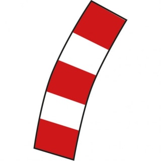 Leitmal - gebogen VZ 627-50