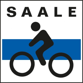 Radwegschild - Eingehängtes Zusatzschild
