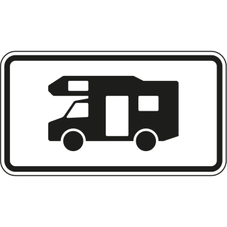 Wohnmobile - Verkehrsschild VZ 1010-67