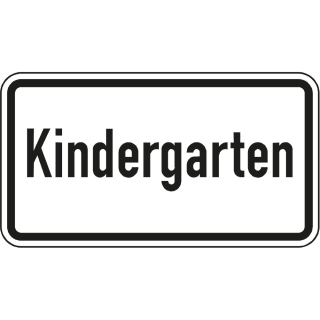 Kindergarten - Verkehrsschild VZ 1012-51
