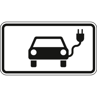 Elektrisch betriebene Fahrzeuge - Verkehrsschild VZ 1010-66