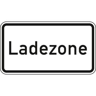 Ladezone - Verkehrsschild VZ 1012-30