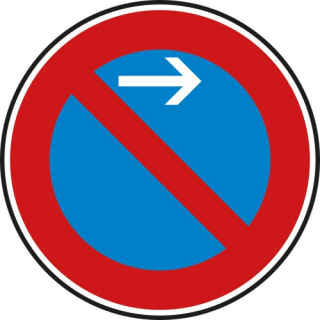 Schild Eingeschränktes Haltverbot Anfang - VZ 286-21