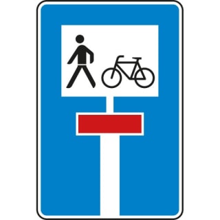 VZ 357-50 - Sackgasse - Verkehrsschild