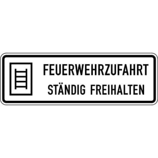 VZ 2449 Feuerwehrzufahrt ständig freihalten