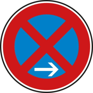VZ 283-20 Verkehrsschild Absolutes Halteverbot Ende