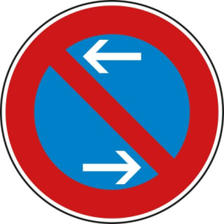 VZ 286-30 Schild Eingeschränktes Halteverbot Mitte