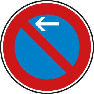 VZ 286-10 Schild Eingeschränktes Halteverbot Anfang