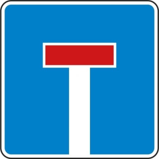 Sackgassenschild VZ 357 | Verkehrsschild Sackgasse
