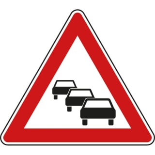 VZ 124 | Verkehrsschild Stau