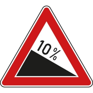 VZ 108: Verkehrsschild Gefälle