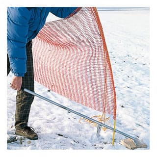 Erdanker-Ziehgerät für Schneefangzaun