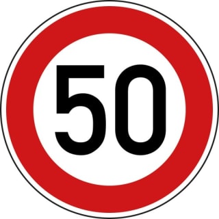 VZ 274-55 - Verkehrszeichen 50 km/h Höchstgeschwindigkeit