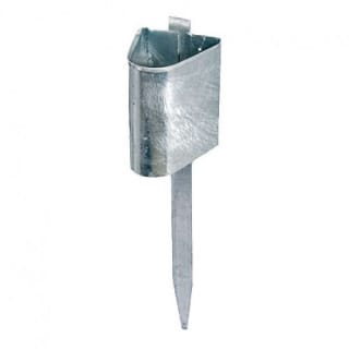 Metalleinschlagsockel mit T-Eisen
