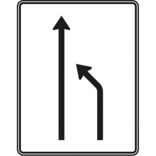 VZ 531-10 Verkehrsschild Einengungstafel