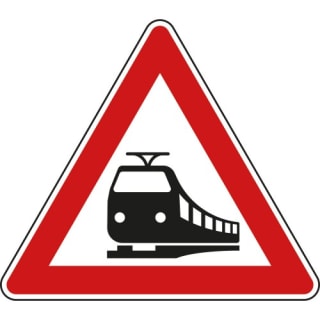 VZ 151 - Verkehrsschild Bahnübergang