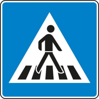 Verkehrszeichen 350-20 Fußgängerüberweg Schild