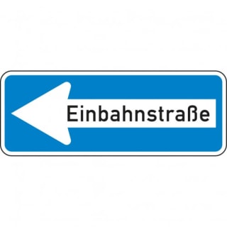 VZ 220-10 Einbahnstaße links | StVO-Verkehrsschild