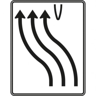 Überleitungstafel VZ 501-12