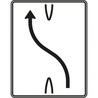VZ 501-10 Überleitungstafel