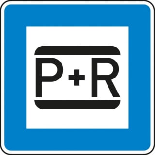 Verkehrszeichen 316 - Parken und Reisen Schild