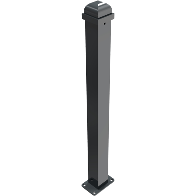 Vierkantrohr-Stilpoller mit Zierkopf Vierkantrohr-Stilpoller mit Zierkopf