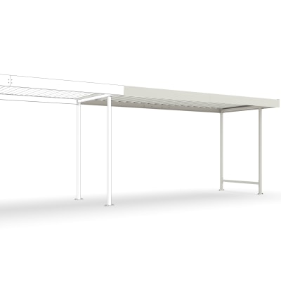 Anbauteil für Überdachung Modell Leipzig, L15 (einseitig) - Baukastensystem Anbauteil für Überdachung Modell Leipzig, L15 (einseitig) - Baukastensystem