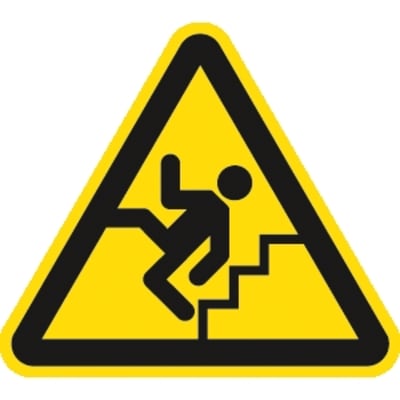 Warnung vor Treppe Warnung vor Treppe