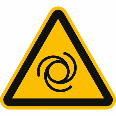 Warnung vor automatischem Anlauf nach ISO 7010 (W 018) Warnung vor automatischem Anlauf nach ISO 7010 (W 018)