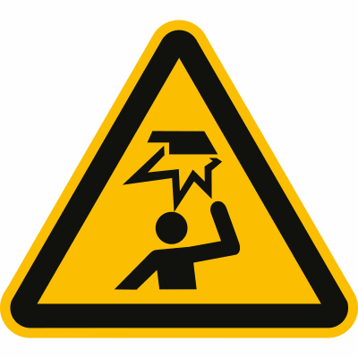 Warnung vor Stoßverletzungen nach ISO 7010 (W 020) Warnung vor Stoßverletzungen nach ISO 7010 (W 020)