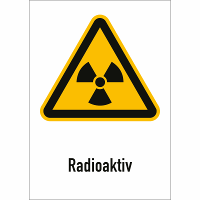 Kombischild Radioaktiv Kombischild Radioaktiv