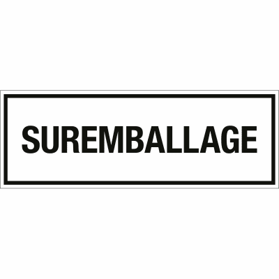 Transportkennzeichen SURREMBALLAGE Transportkennzeichen SURREMBALLAGE