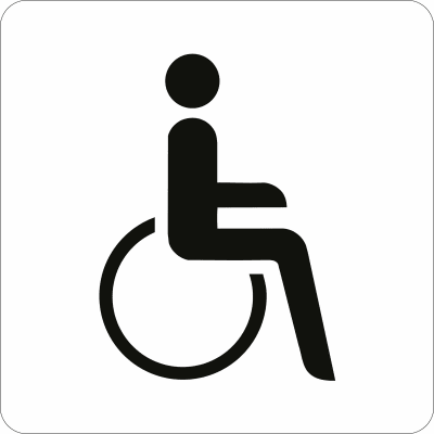 Piktogramm - Rollstuhlfahrer Piktogramm - Rollstuhlfahrer
