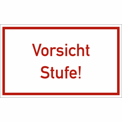 Vorsicht Stufe!