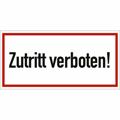 Zutritt verboten