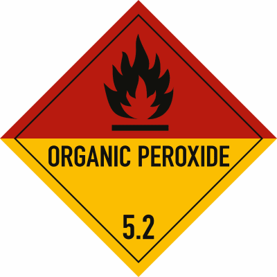 Gefahrgutetiketten Klasse 5.2 - Organic peroxide Gefahrgutetiketten Klasse 5.2 - Organic peroxide