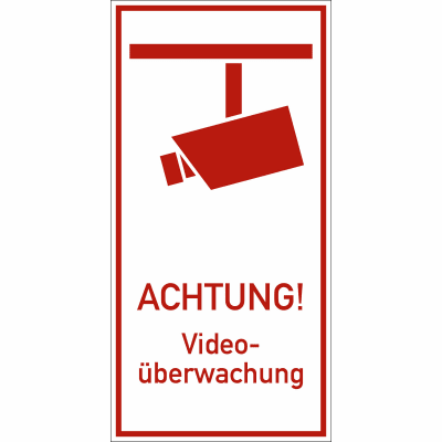 ACHTUNG! Videoüberwachung ACHTUNG! Videoüberwachung