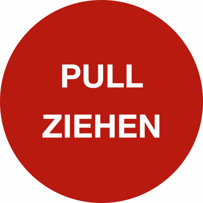 Piktogramm - PULL/ ZIEHEN